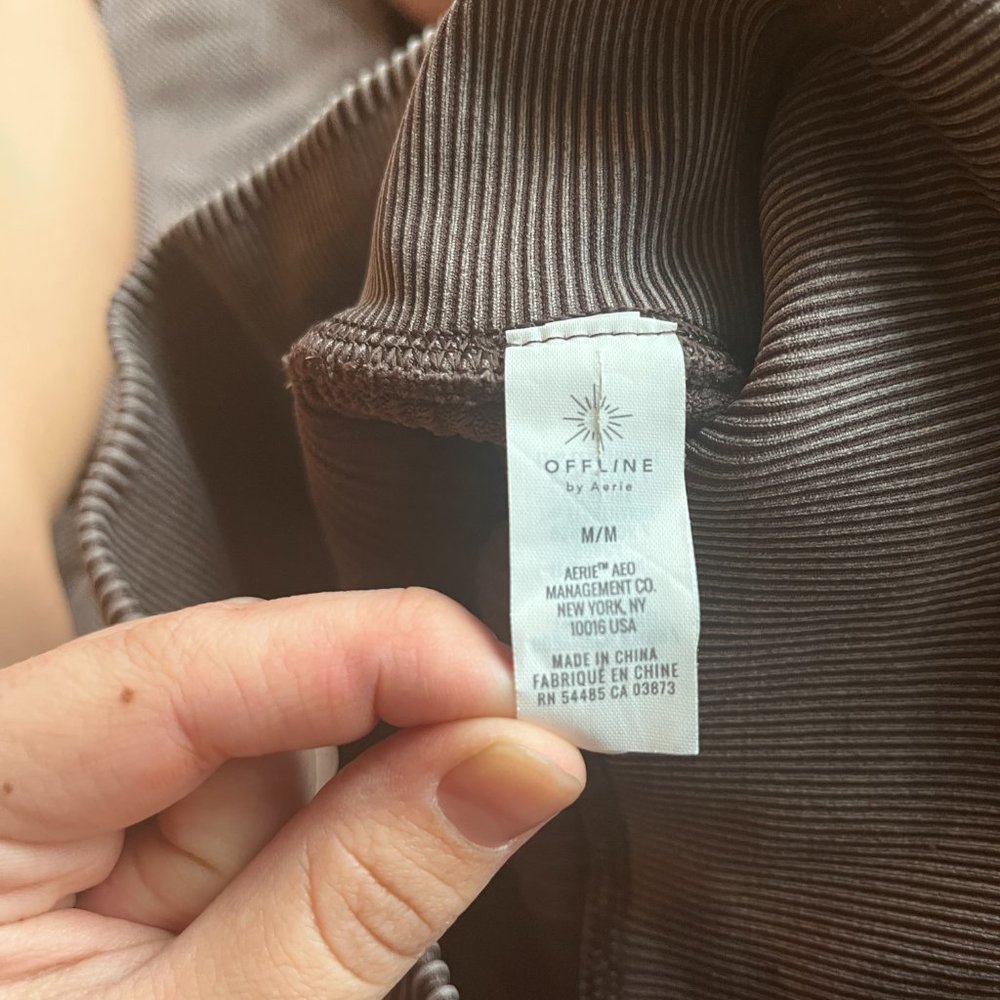 OFFLINE By Aerie Seamless Washed Rib High Waisted Legging - Picture 4 of 5